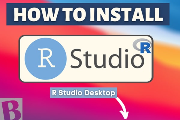 نصب برنامه rstudio